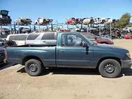 1998 TOYOTA TACOMA DARK GREEN STD CAB 2.4L MT 2WD Z18327